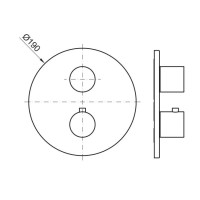 Термостат для ванны Noken Round Rondo N185709931