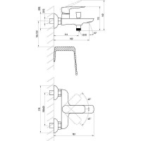 Смеситель для ванны Ravak Classic CL 022.00/150 X070083 Хром