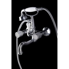 Смеситель для ванны Boheme Royal Cristal 273-Royal/CRST black