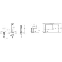 Смеситель на борт ванны Jacob Delafon Stance E14774-CP