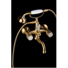 Смеситель для ванны Boheme Royal Cristal 313-Royal/CRST black