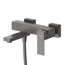 Смеситель для ванны и душа в комплекте с ручным душем, шлангом и держателем CEZARES SLIDER-VD-GM