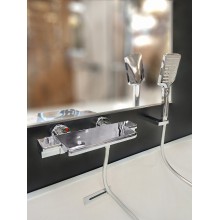 Смеситель для ванны с термостатом AltroBagno Lamberto 020401 Cr