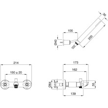 Смеситель для ванны Migliore Naxos ML.NAX-7602.CR