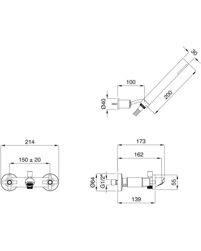 Смеситель для ванны Migliore Naxos ML.NAX-7602.CR
