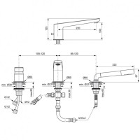 Смеситель на борт ванны Ideal Standard Tonic II A6348AA