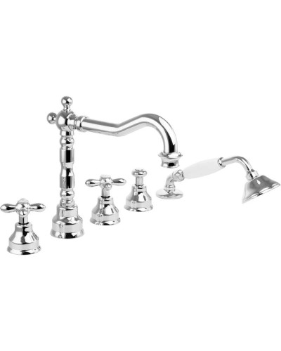 Смеситель на борт ванны Migliore Princeton Plus ML.PRP-8080.CR