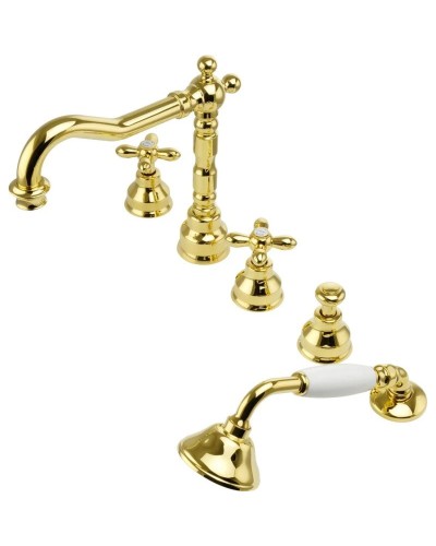 Смеситель на борт ванны Migliore Princeton Plus ML.PRP-8080.DO