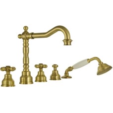 Смеситель на борт ванны Migliore Princeton Plus ML.PRP-8080.BR