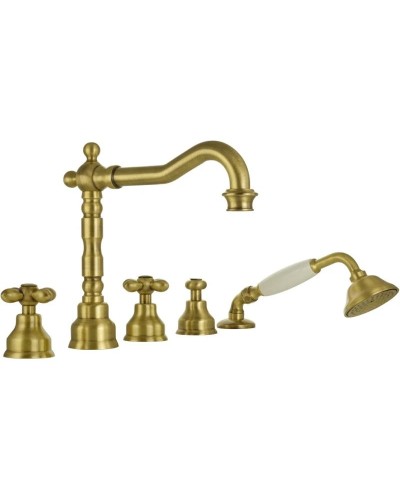 Смеситель на борт ванны Migliore Princeton Plus ML.PRP-8080.BR