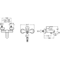 Смеситель для ванны Roca L20 5A0209C0M