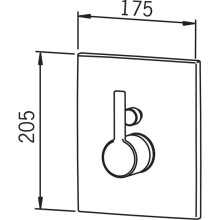 Смеситель для ванны Oras Alessi 8598