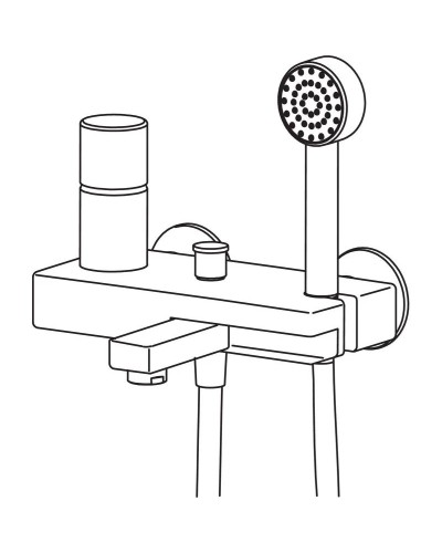 Смеситель для ванны Oras Alessi One 8545