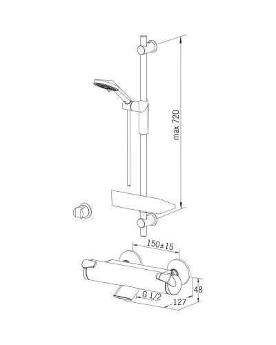 Термостат для ванны Oras Optima 7149U