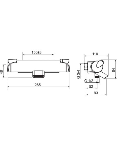 Термостат для ванны Oras Optima 7140