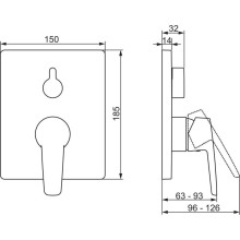 Смеситель для ванны Oras Saga New 3988