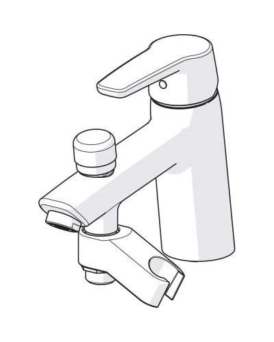 Смеситель на борт ванны Oras Saga New 3946F