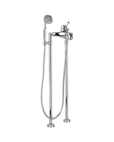 Смеситель для ванны Cezares Vintage VINTAGE-VDPM прозрачная ручка Хром