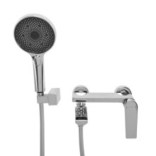 Смеситель для ванны и душа в комплекте с ручным душем, шлангом и держателем CEZARES COMFORT-VD-01