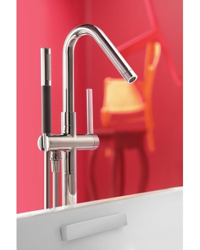 Смеситель для ванны Jacob Delafon Stillness E97344-CP Хром Черный