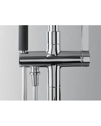 Смеситель для ванны Jacob Delafon Stillness E97344-CP Хром Черный