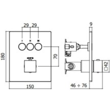 Термостат для ванны Paffoni Compact Box CPT519CR
