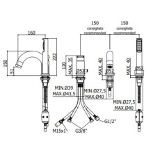 Смеситель на борт ванны Paffoni Joker JK047CR