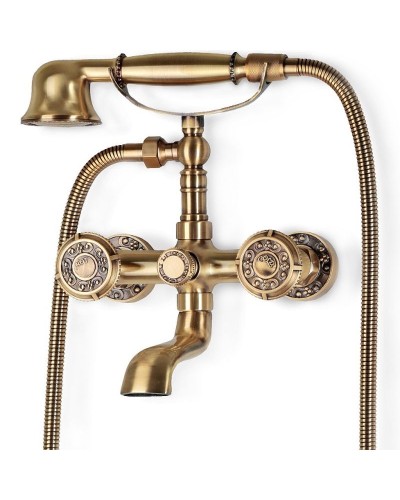 Смеситель для ванны и душа Bronze de Luxe Royal 10119 Бронза