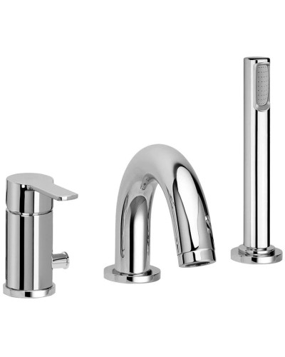 Смеситель на борт ванны Paffoni Red RED040LCR