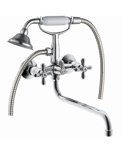 Смеситель для ванны Aquanet Opera SD98909A 187236 универсальный Хром