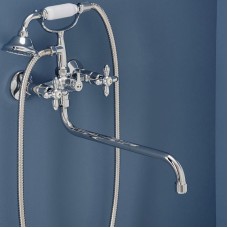 Смеситель для ванны Aquanet Opera SD98909A 187236 универсальный Хром