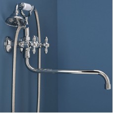 Смеситель для ванны Aquanet Opera SD98909A 187236 универсальный Хром