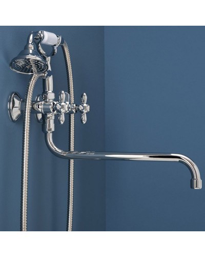 Смеситель для ванны Aquanet Opera SD98909A 187236 универсальный Хром