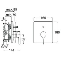 Смеситель для ванны Roca Insignia 5A0B3AC00