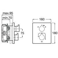 Термостат для ванны Roca Insignia 5A0C3AC00
