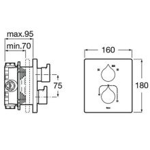 Термостат для ванны Roca Insignia 5A0C3AC00