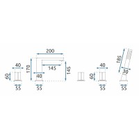Смеситель на борт ванны Rea Icon REA-B3622