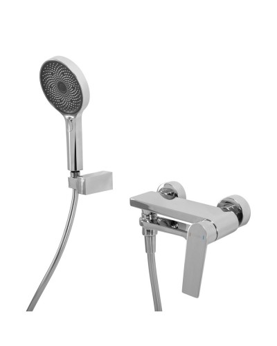 Смеситель для ванны и душа в комплекте с ручным душем, шлангом и держателем CEZARES COMFORT-VD-01