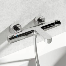 Смеситель для ванны Ravak Termo 300 TE 023.00/150 X070097 с термостатом Хром