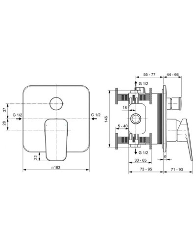Смеситель для ванны Ideal Standard Ceraplan BD263AA