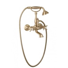 Смеситель для ванны с ручным душем, шлангом 150 см CEZARES GOLF-VD-02-M