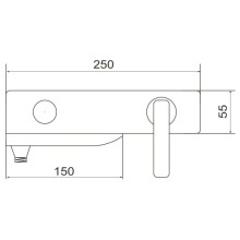 Смеситель для ванны Rose R2702F