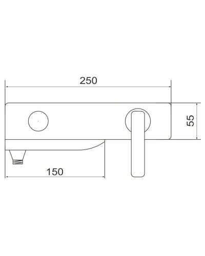 Смеситель для ванны Rose R2702F