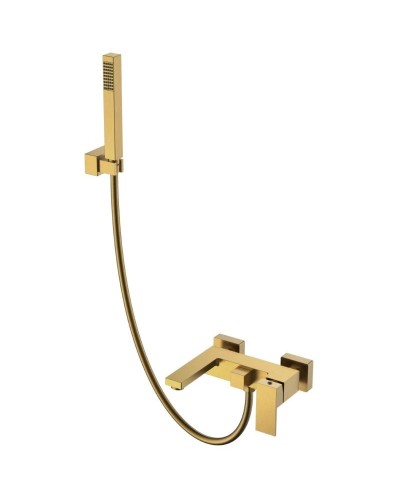 Смеситель для ванны Boheme Qubic 473-BR