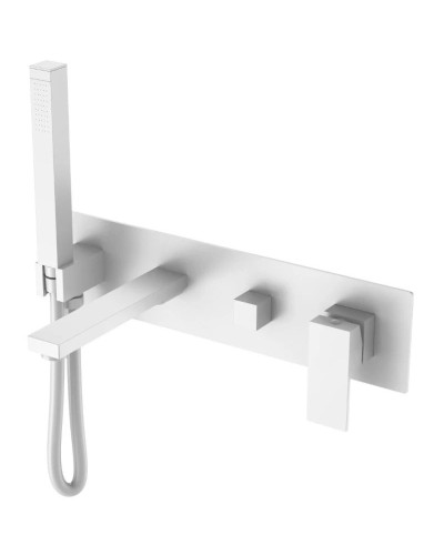 Смеситель для ванны Boheme Qubic 474-2-MW