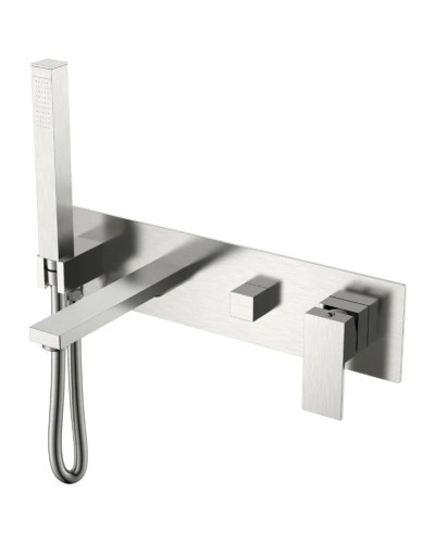 Смеситель для ванны Boheme Qubic 474-2-NB