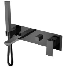 Смеситель для ванны Boheme Qubic 474-2-SGM