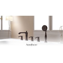 Смеситель на борт ванны с душем AltroBagno Beatrice 020105 BrNe