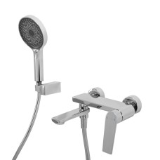 Смеситель для ванны и душа в комплекте с ручным душем, шлангом и держателем CEZARES COMFORT-VD-01