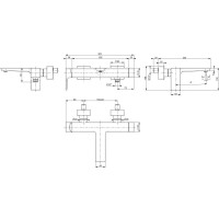 Смеситель для ванны Villeroy & Boch Subway 3.0 TVT11200200064